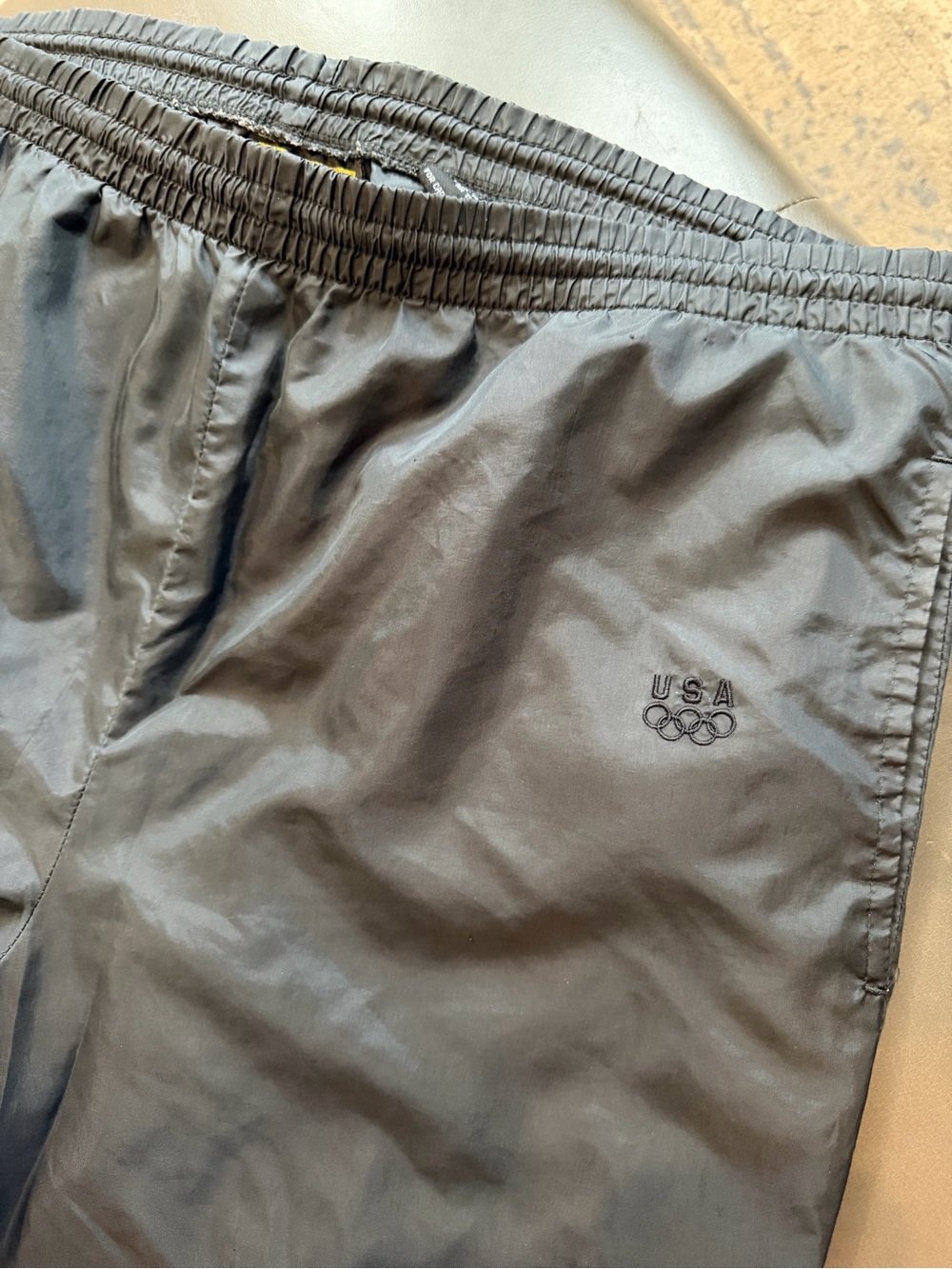 Vintage 90’s USA Olympic Black Athletic Pants - JCPenney